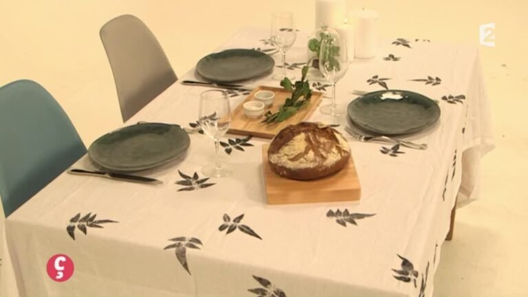 Couleur nappe tendance