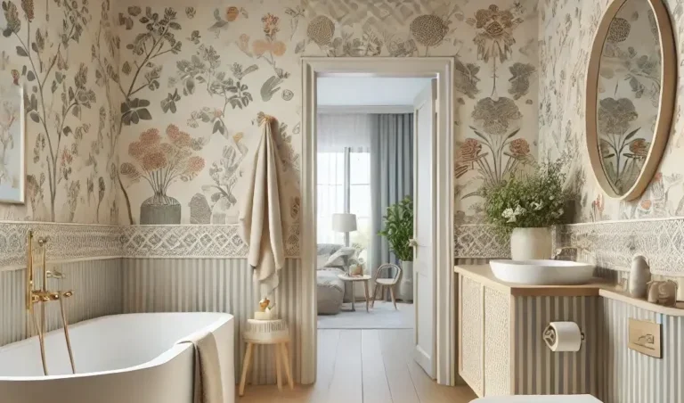 papier peint pour les toilettes